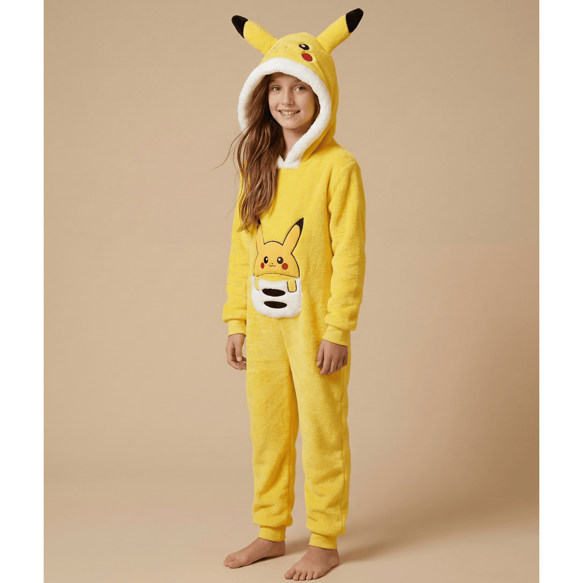 Combinaison pyjama enfant jaune – Confort unique pour des nuits joyeuses