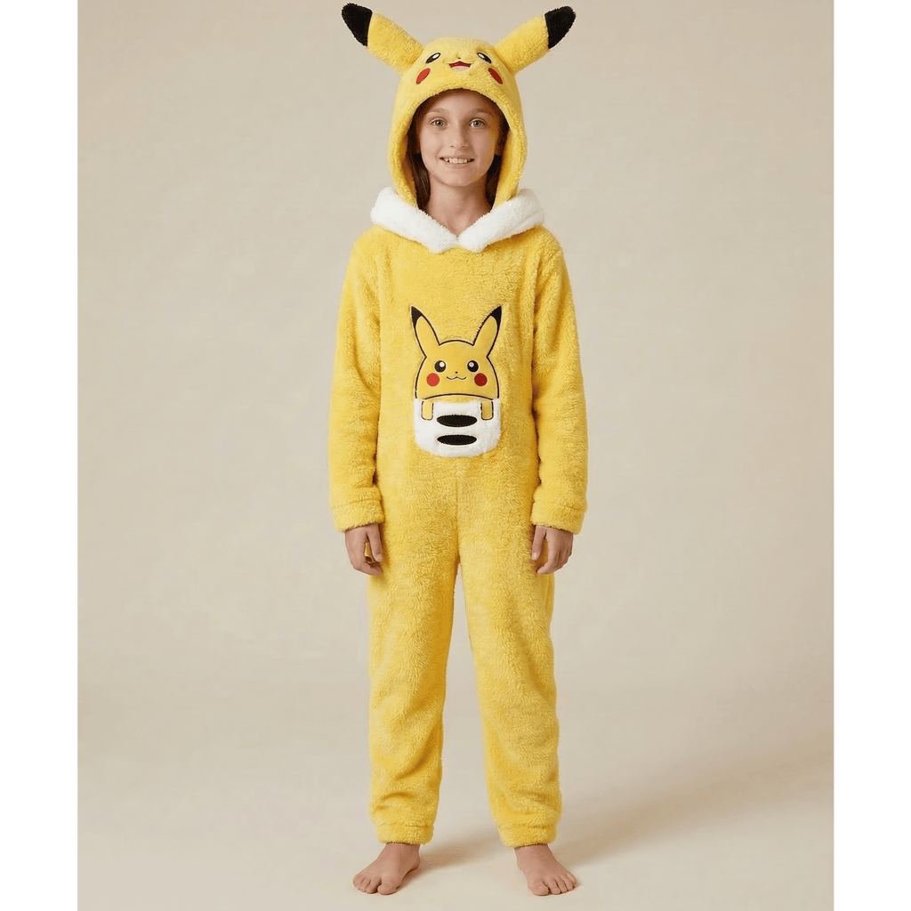 Combinaison pyjama enfant jaune – Confort unique pour des nuits joyeuses