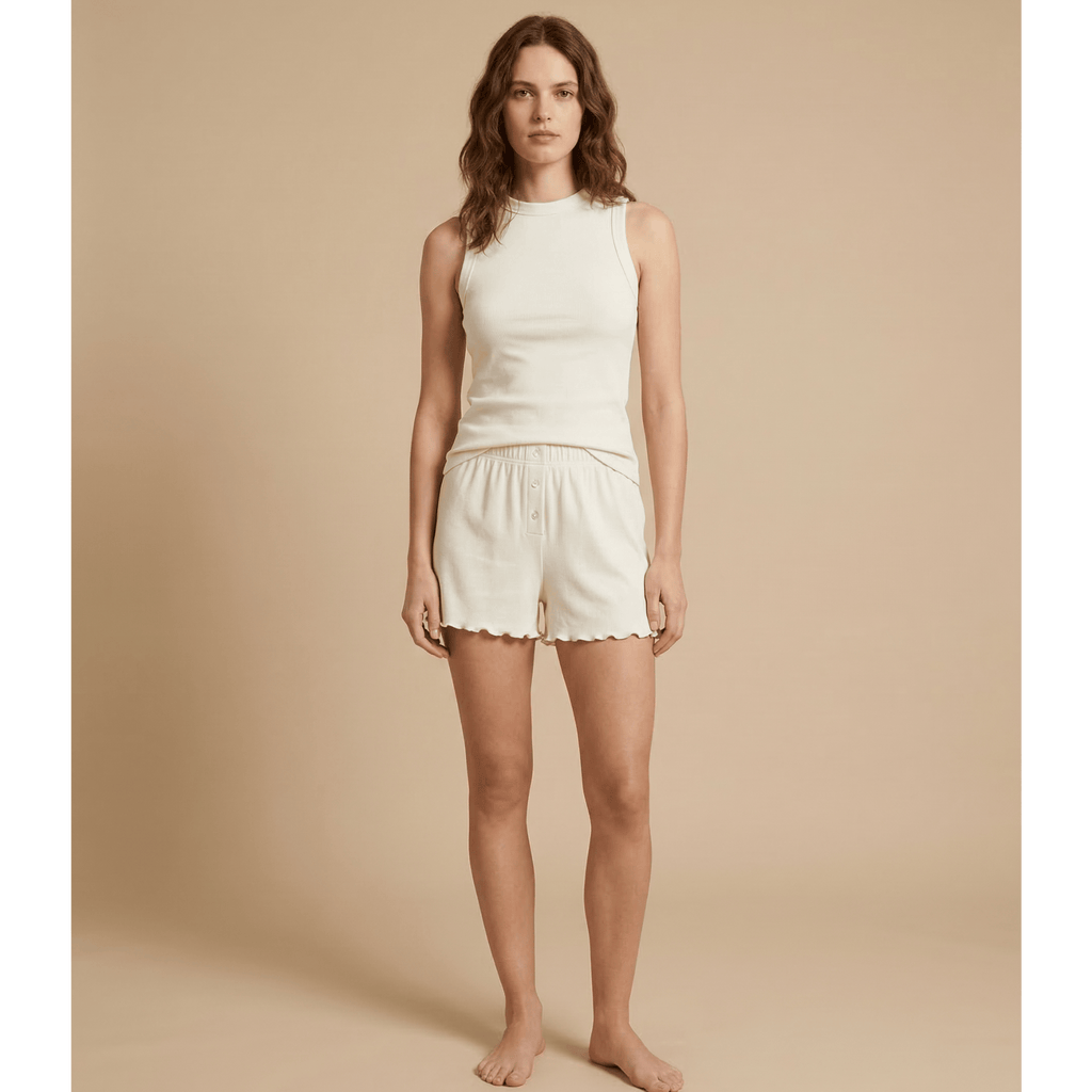 Ensemble de pyjama femme 2 pièces en coton – Confort & élégance au quotidien