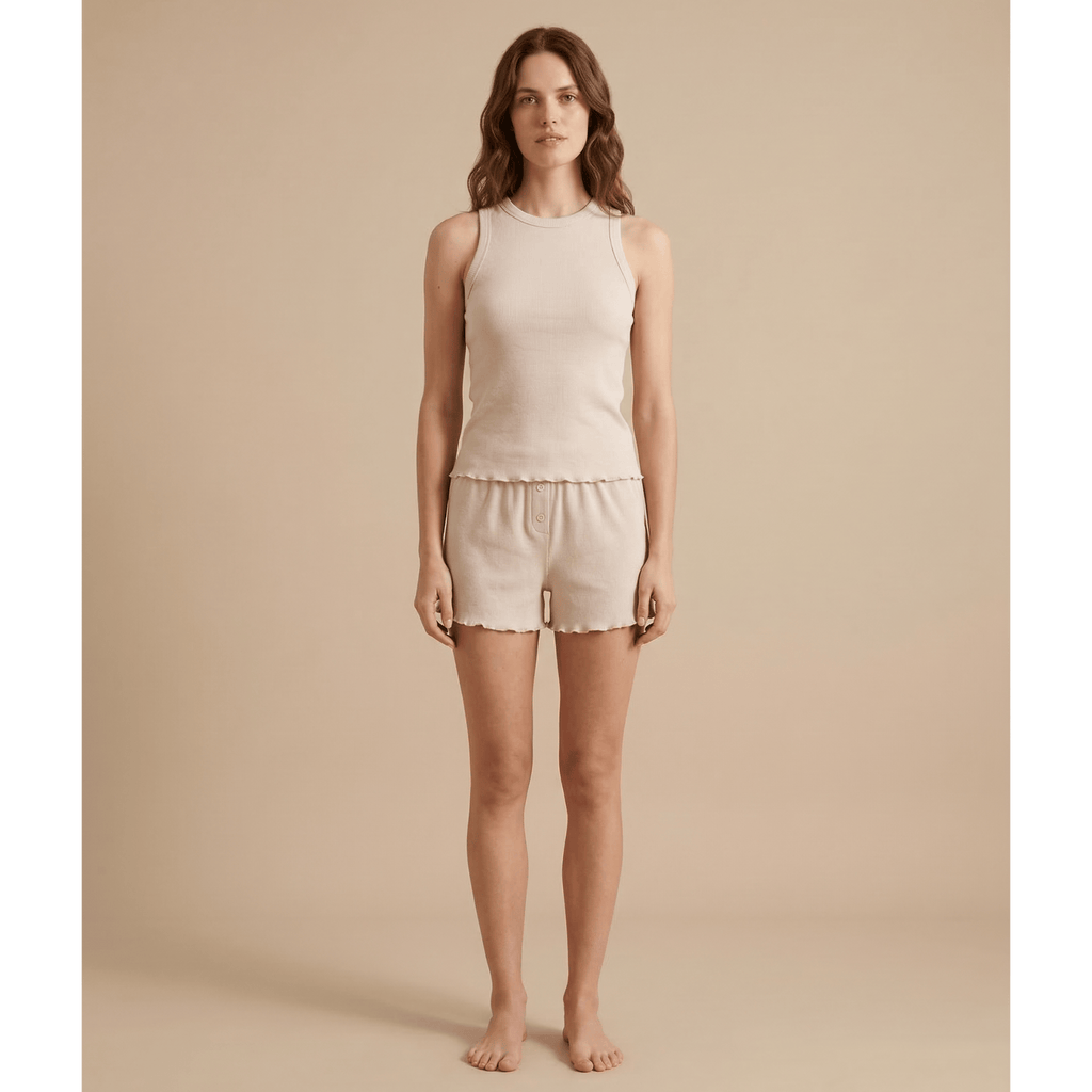 Ensemble de pyjama femme 2 pièces en coton – Confort & élégance au quotidien