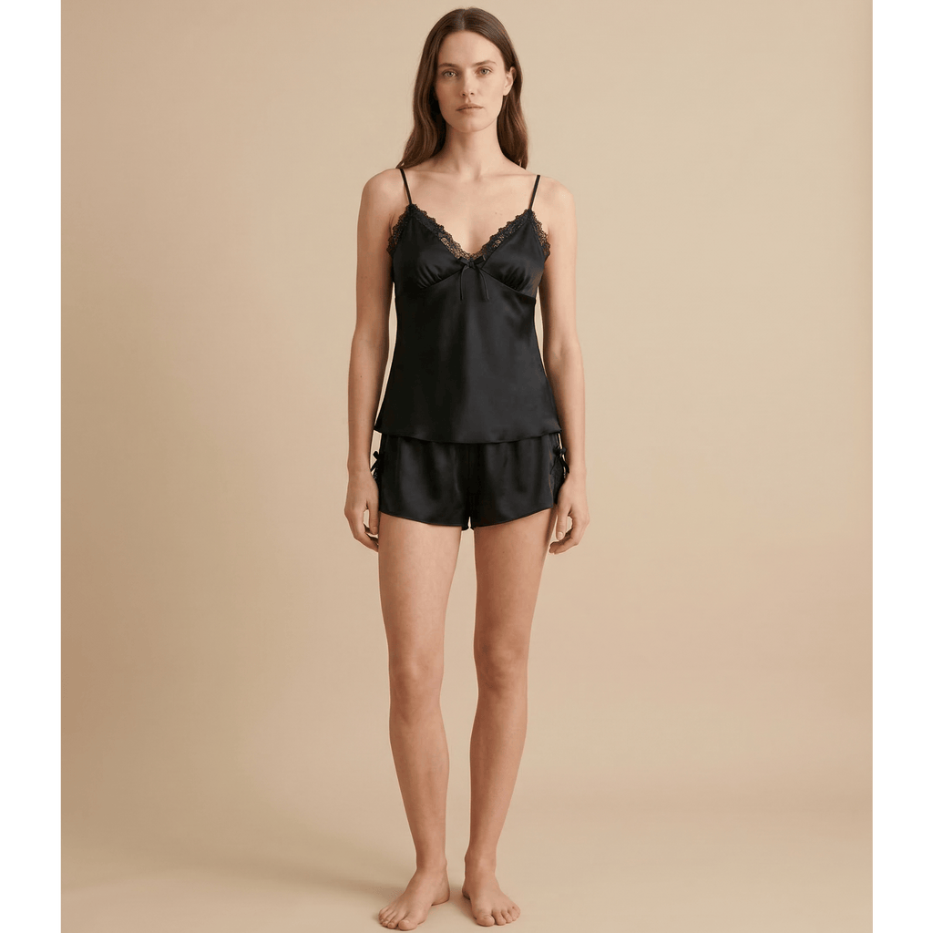Ensemble de pyjama femme en satin deux pièce – Confort et élégance luxueuse