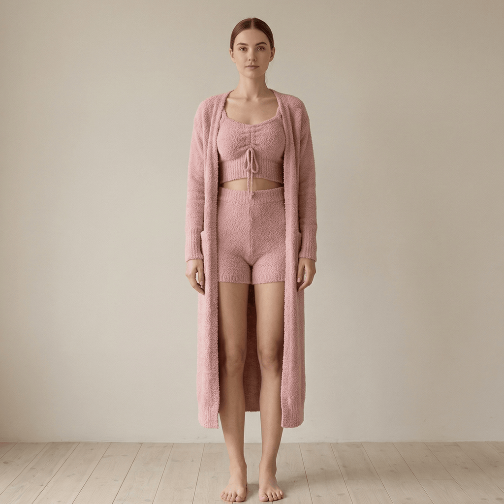 Ensemble pyjama 3 pièces femme : confort ultime et style irrésistible