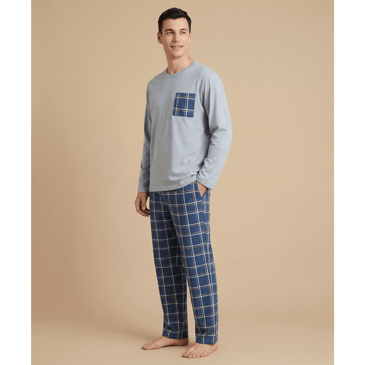 Ensemble pyjama homme bleu – Confort absolu et style unique