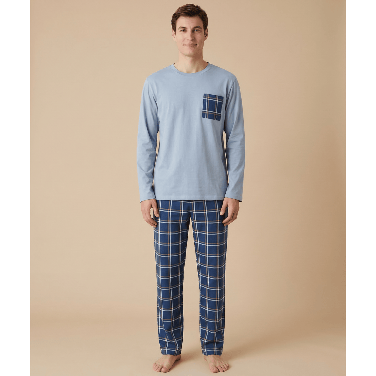Ensemble pyjama homme bleu – Confort absolu et style unique
