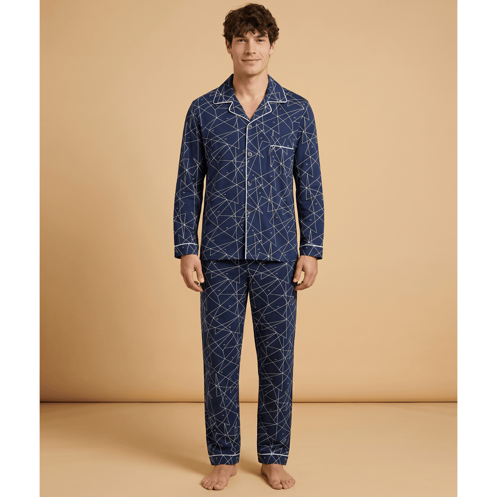 Ensemble pyjama homme coton 