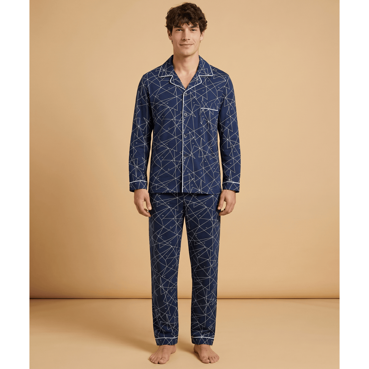 Ensemble pyjama homme coton 