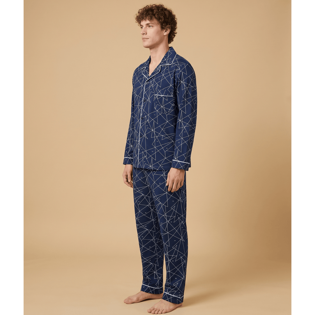 Ensemble pyjama homme coton 