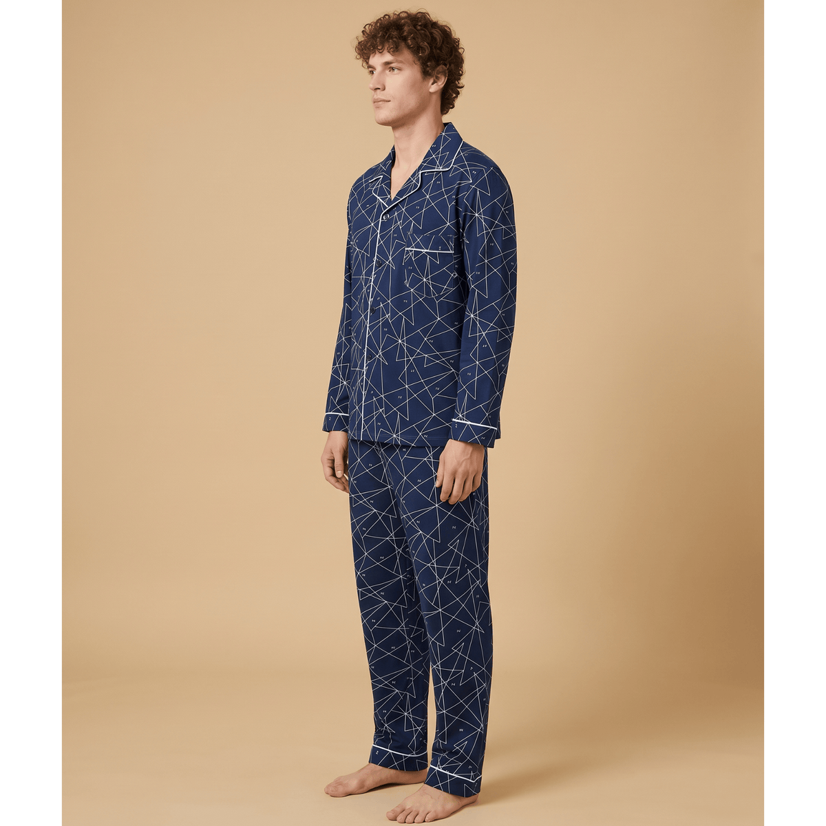 Ensemble pyjama homme coton 