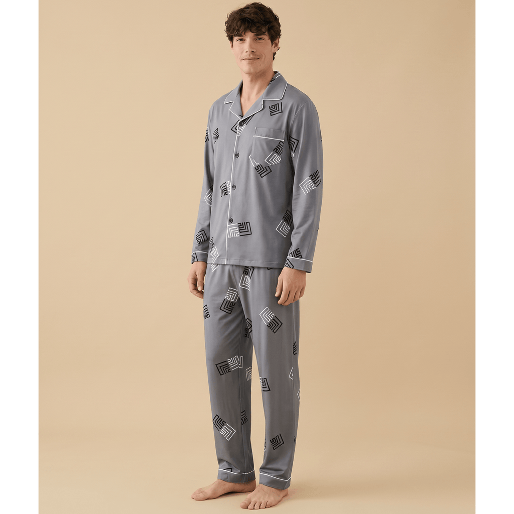 Ensemble pyjama homme coton 