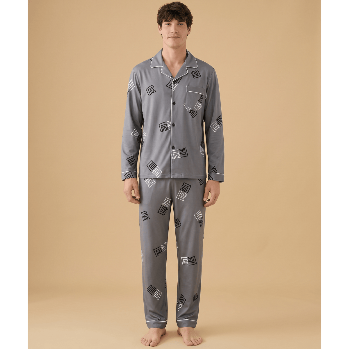 Ensemble pyjama homme coton 