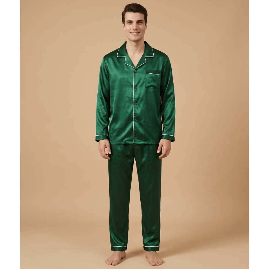 Ensemble pyjama homme en satin – Luxe, Confort et Élégance Inégalés