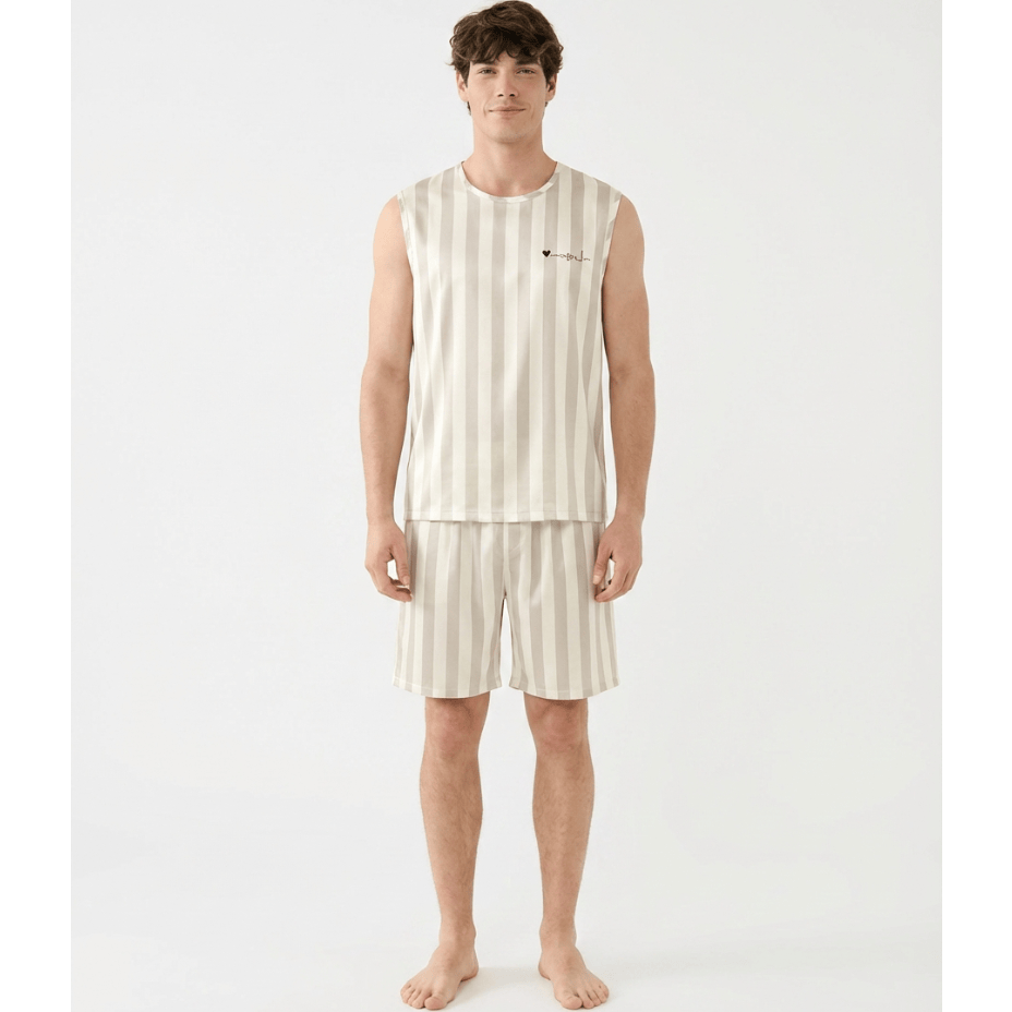 Ensemble pyjama homme en soie 