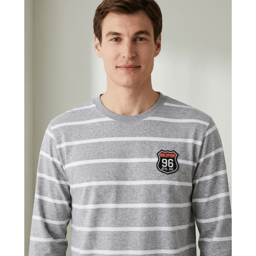 Ensemble pyjama homme Gris et blanc – Confort ultime et style moderne