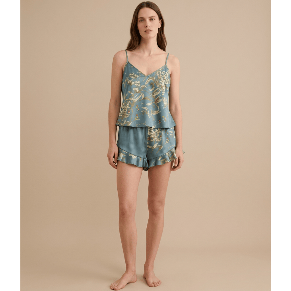 Ensemble pyjama short femme en satin – Confort et élégance irrésistibles