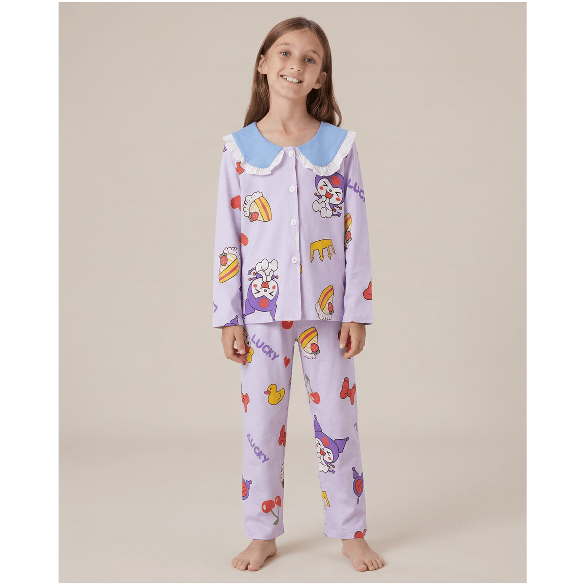 Pyjama 2 pièces fille violet – Confort et style irrésistibles
