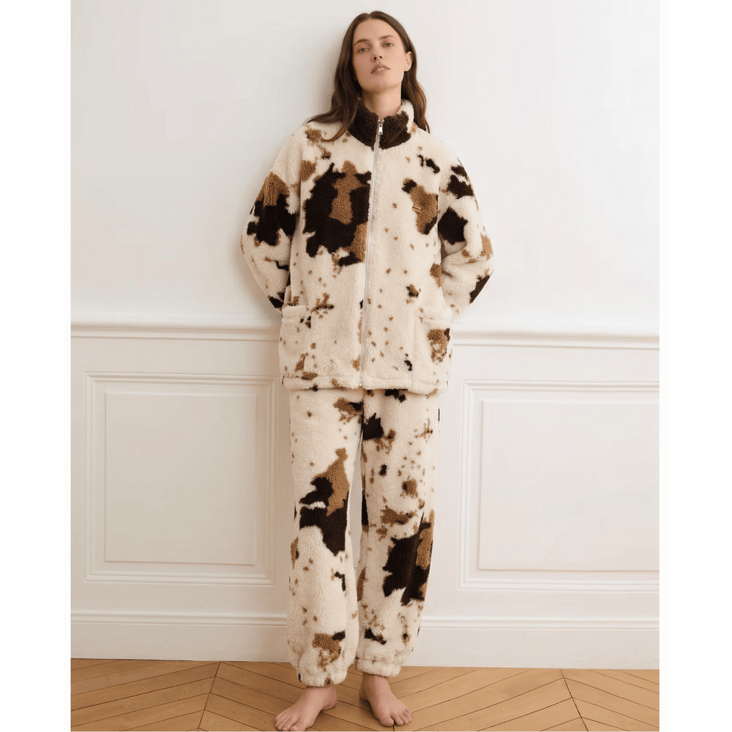 Pyjama chaud polaire femme – Confort ultime & style irrésistible