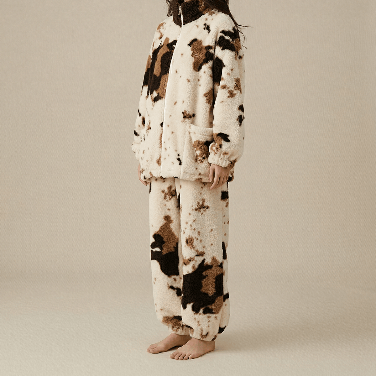 Pyjama chaud polaire femme – Confort ultime & style irrésistible