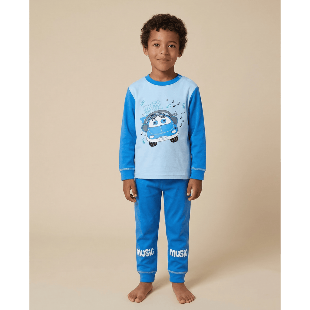 Pyjama enfant garçon bleu: Confort et style pour des nuits magiques!
