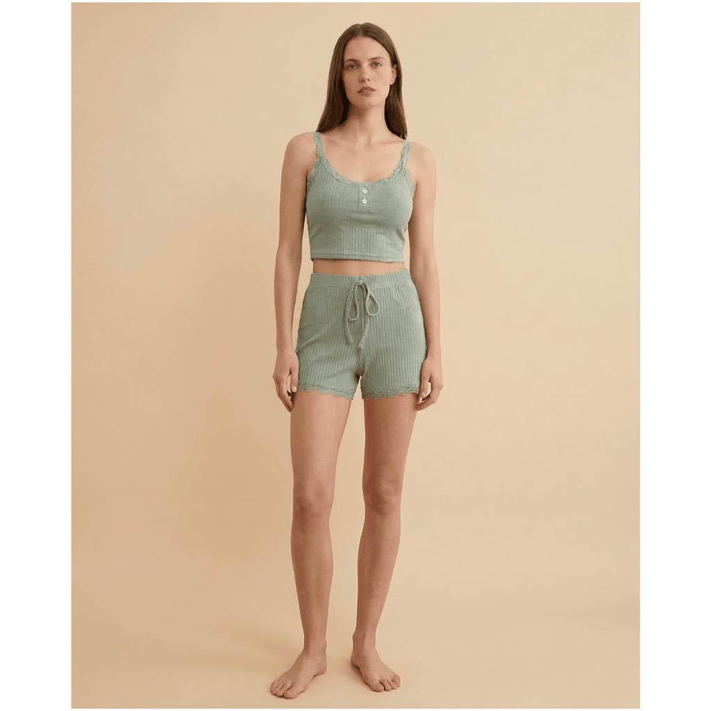 Pyjama femme dentelle en coton – Confort et élégance à découvrir