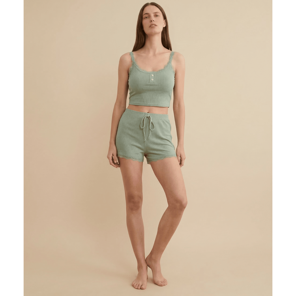 Pyjama femme dentelle en coton – Confort et élégance à découvrir