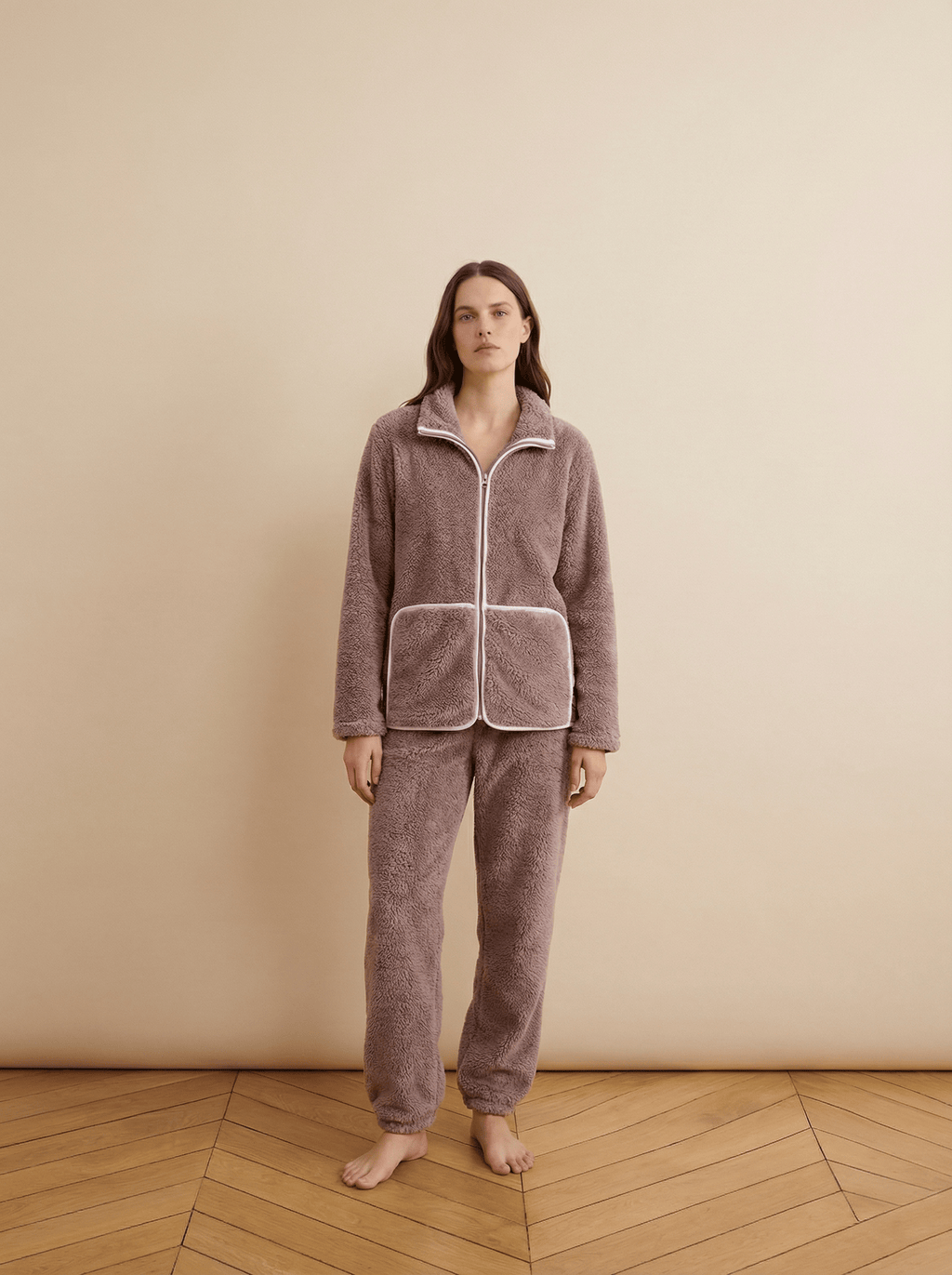 Pyjama femme pilou pilou 2 pièces – Confort ultime & style cosy