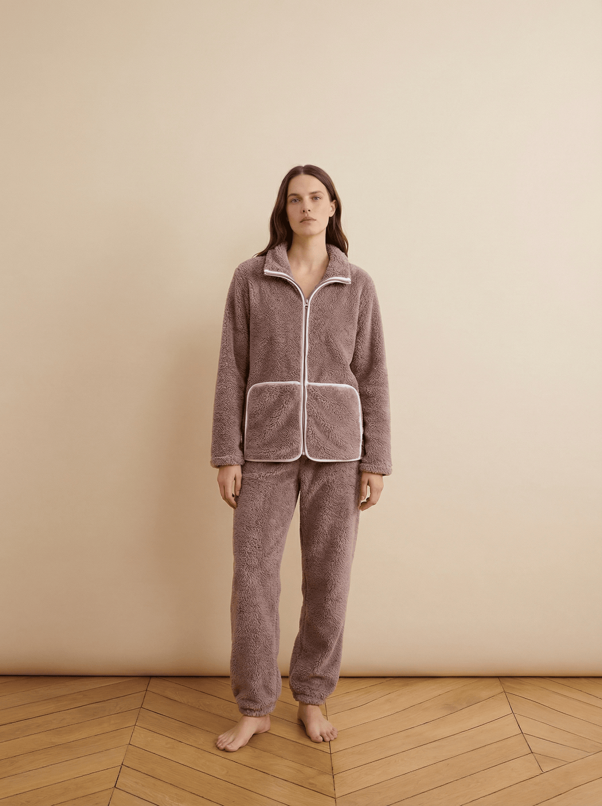 Pyjama femme pilou pilou 2 pièces – Confort ultime & style cosy