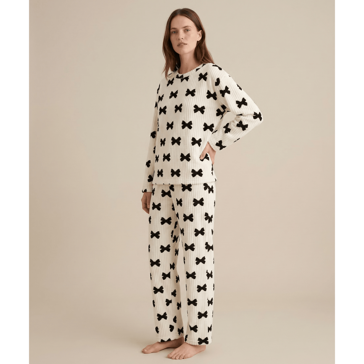 Pyjama femme pilou pilou hiver - Confort Douillet & Style Irrésistible