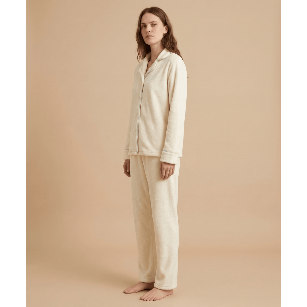 Pyjama femme polaire doux – Confort ultime pour des nuits cocooning