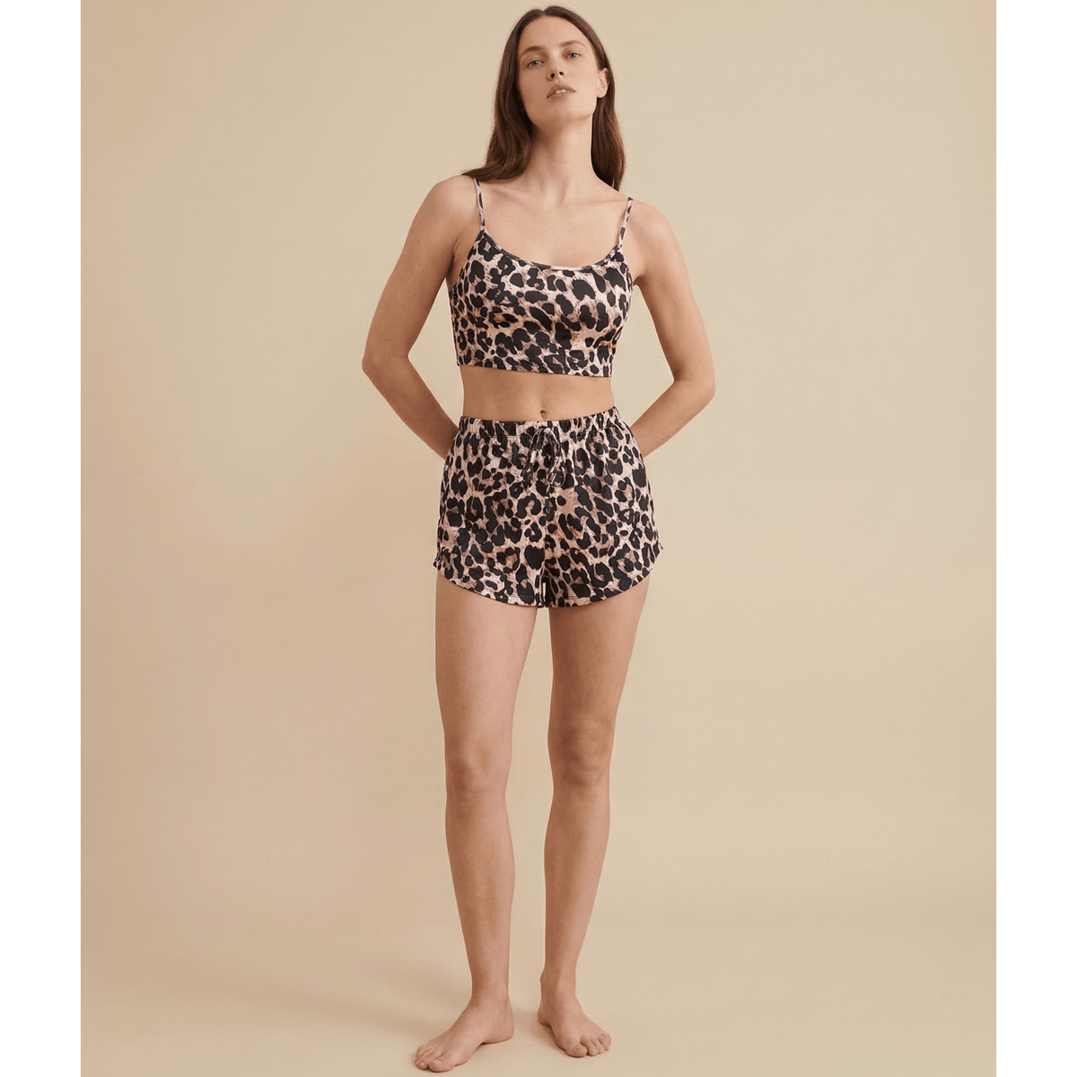 Pyjama femme short léopard – Adoptez l’audace et le confort chic