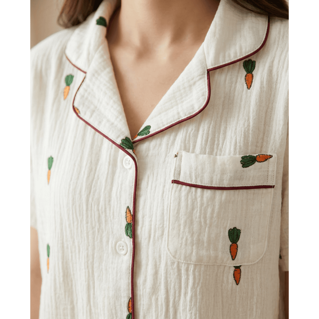 Pyjama gaze de coton femme – Confort absolu et style irrésistible
