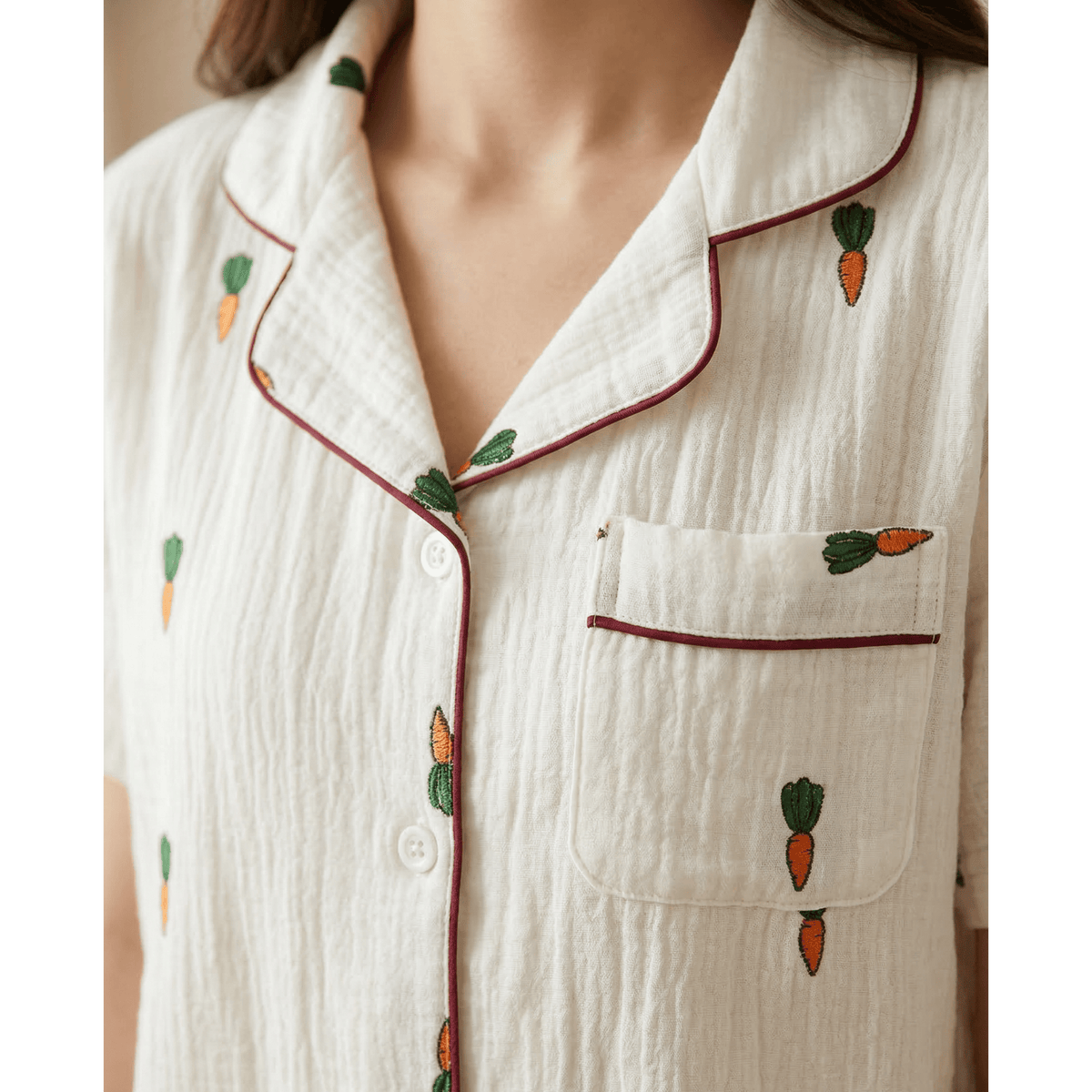 Pyjama gaze de coton femme – Confort absolu et style irrésistible