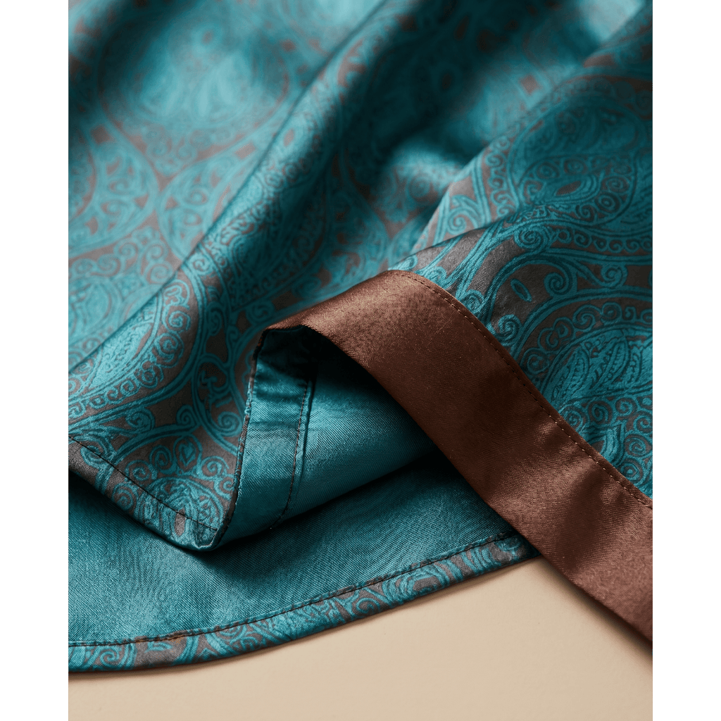 Pyjama homme en satin à motif 