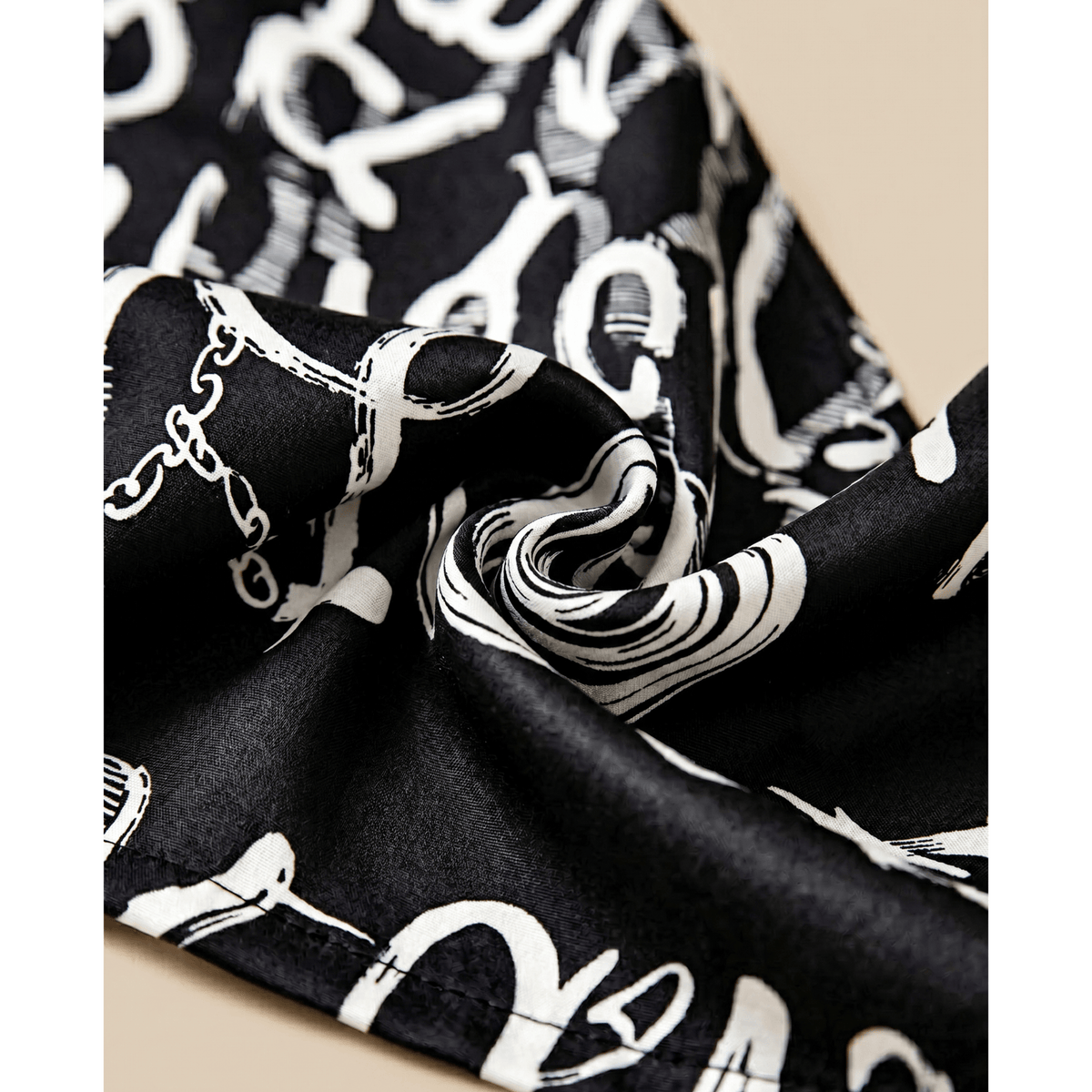 Pyjama homme en satin à motif 