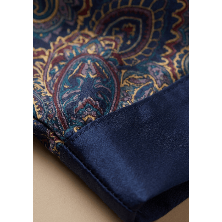 Pyjama homme en satin à motif 