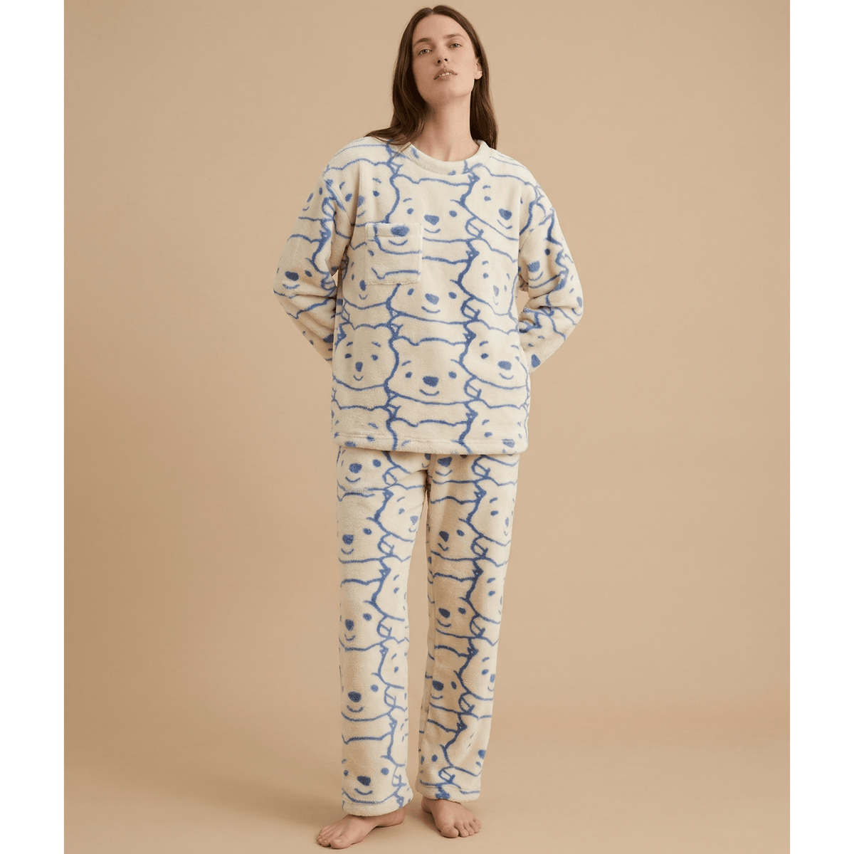 Pyjama polaire chaud femme – Confort ultime et douceur irrésistible