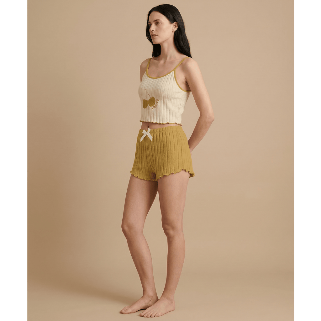 Pyjama short femme cerise en coton – Confort optimal et style irrésistible