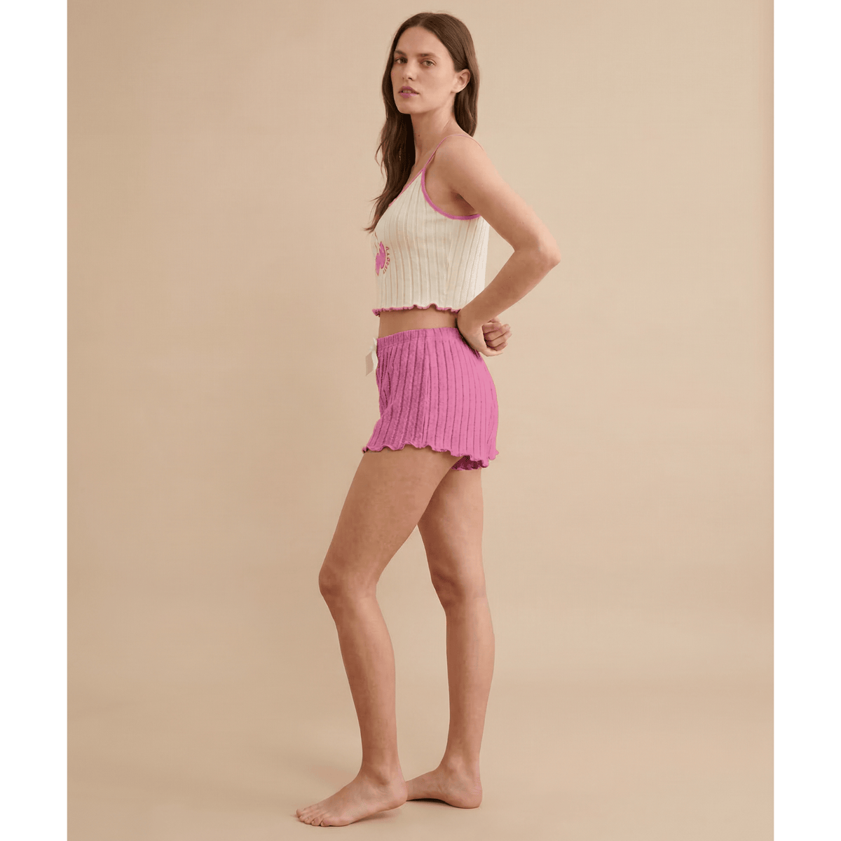 Pyjama short femme cerise en coton – Confort optimal et style irrésistible