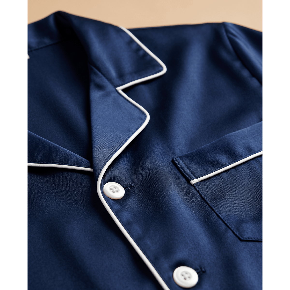 Pyjama short satin homme 